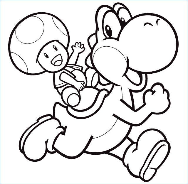 The Yoshi Coloring Pages Free to Print - Free Printable Coloring Pages