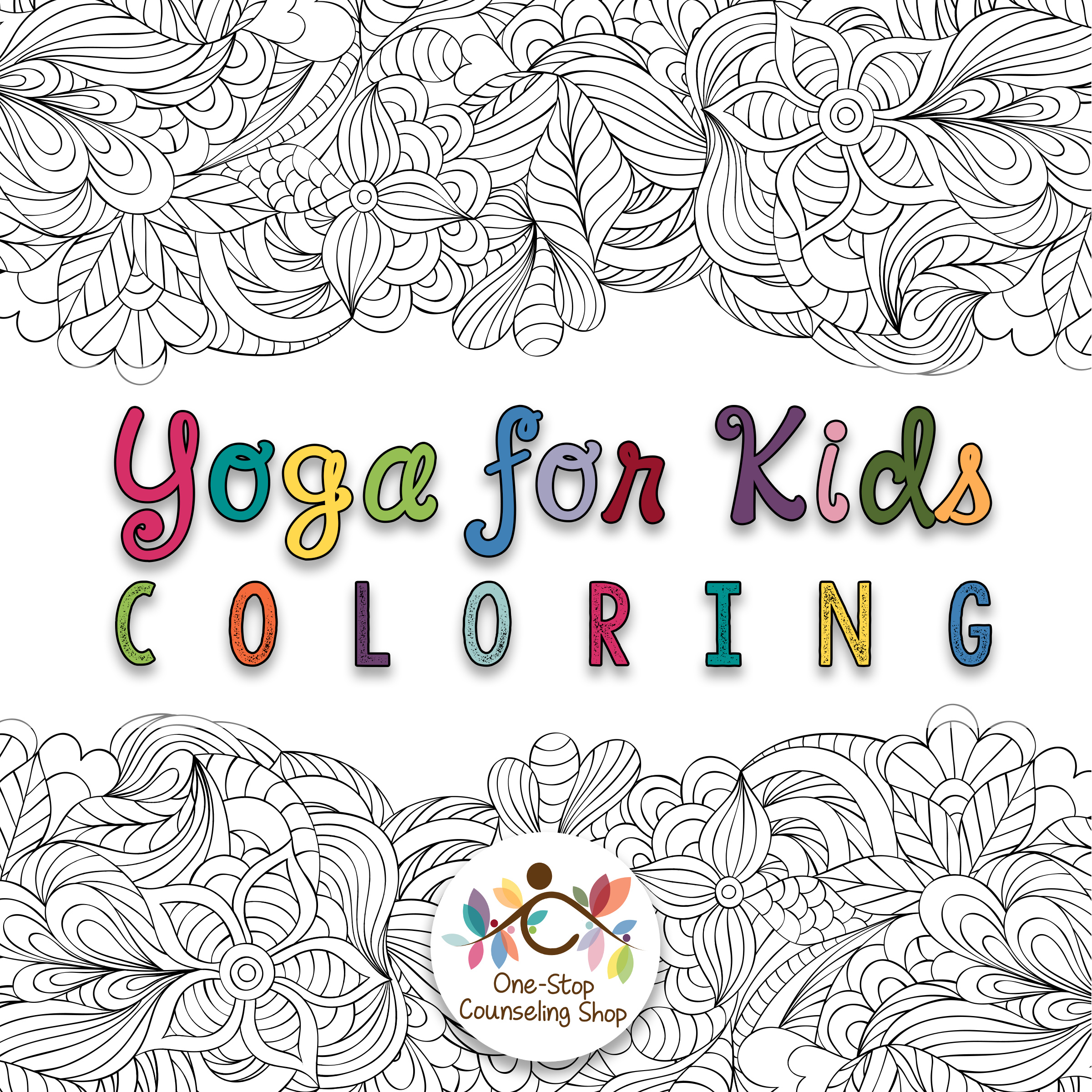 Yoga For Kids Mindful Coloring Pages