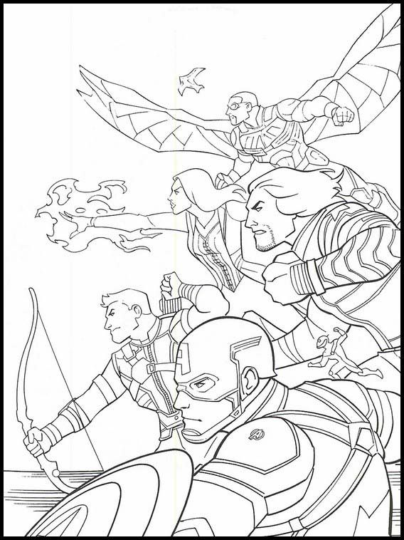 Avengers: Endgame 10 Printable coloring pages for kids | Avengers