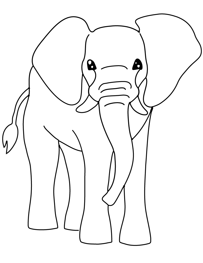 coloring pageelephant Sponge bob coloring page ~ child coloring