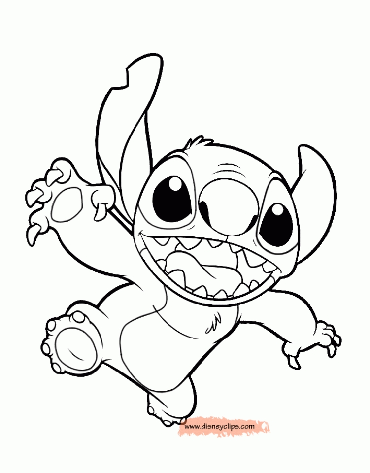 stitch printable coloring page Stitch coloring pages printable lilo disney baby book print cute heart happily smiling para disneyclips angel template easy info everfreecoloring