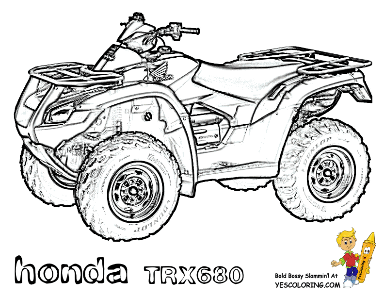 coloring page quad Atv coloring quad coloriage pages imprimer dessin dessiner drawing colorier cross printable popular getdrawings