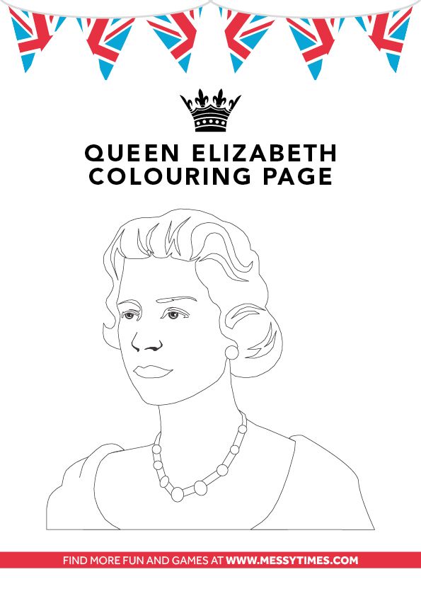 free queen jubilee colouring sheets Queen elizabeth diamond jubilee coloring pages