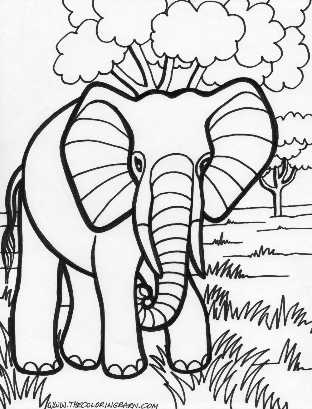 colouring page elephant Elephant coloring pages baby cartoon cute face drawing kids color printable animal wecoloringpage getdrawings print getcolorings clipartmag elepha