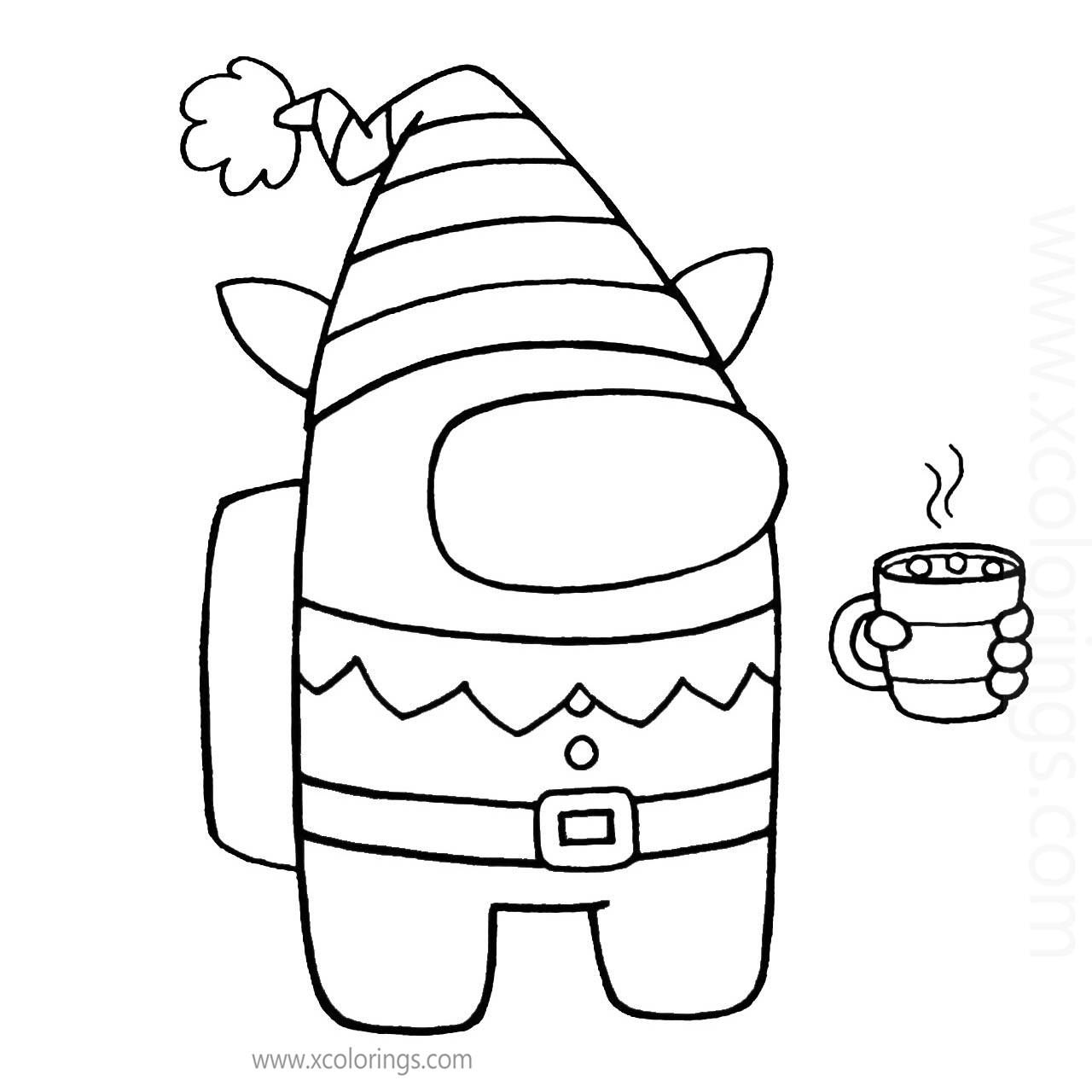 Drawing Among Us Coloring Page Impostor / How Do You Like My Hat