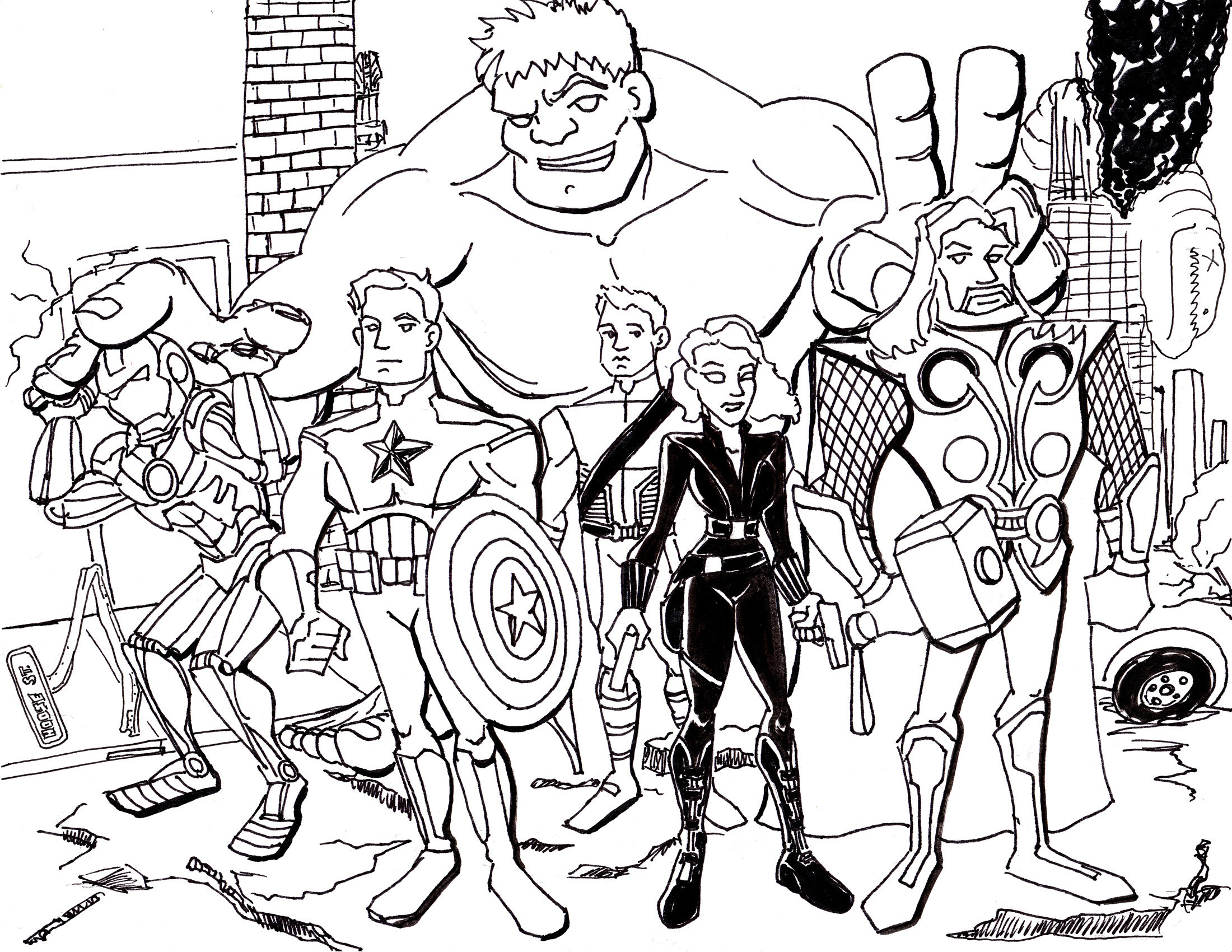 Avengers Coloring Pages - Best Coloring Pages For Kids