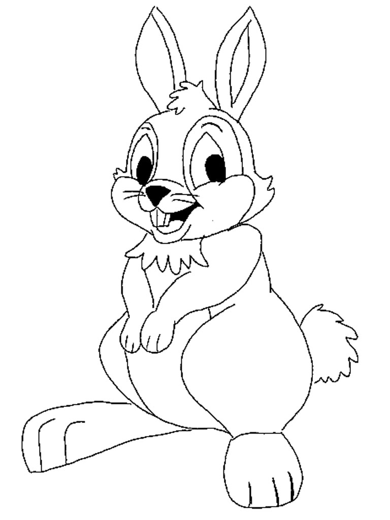 Free Printable Rabbit Coloring Pages For Kids