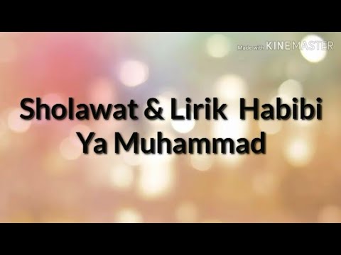 Lirik Sholawat Habibi Ya Muhammad Az zahir 2018 - YouTube